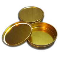 Банка жестяна для чорної ікри 500 грам. (золото), вакуум