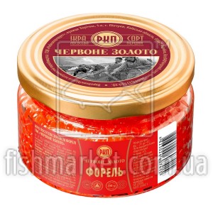 Икра форели премиум Красное Золото, 250г