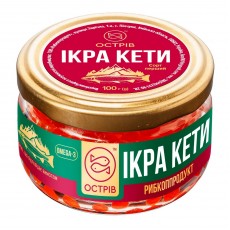Икра лососевая кеты Остров, 100г