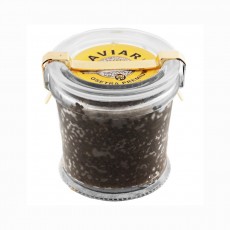 Черная икра осетра CAVIAR MALOSSOL PREMIUM, 200 г, стекло