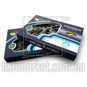 Мидии в ракушке в/м 50-70 Polar Seafood (CHL) (10х500 г)