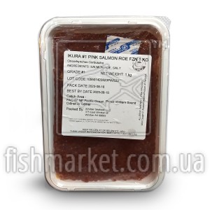 Икра горбуши 1 сорт Whittier Seafood (USA) 1 кг