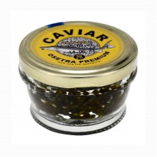 Черная икра осетра CAVIAR MALOSSOL PREMIUM, 50 г, стекло