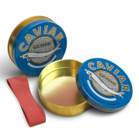 Банка жестяна для чорної ікри 100 грам. (Caviar Malossol)