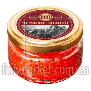 Икра форели премиум Красное Золото, 100г
