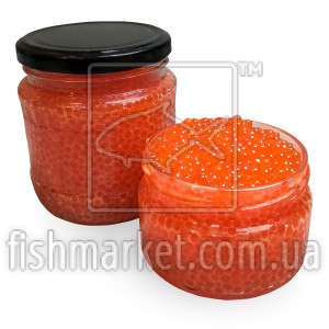 Икра норвежского лосося ПРЕМИУМ 250 г, стекло