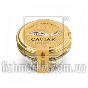Черная икра осетровая Lemberg Amur Royal 50 г стекло