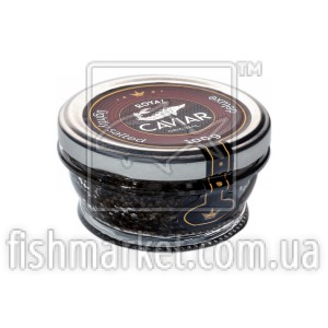 Чорна ікра осетра ROYAL CAVIAR - DE LUXE 100 г (забійна)