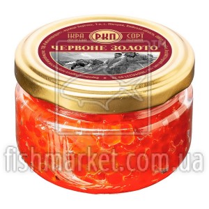Икра кижуча премиум Красное Золото, 100г