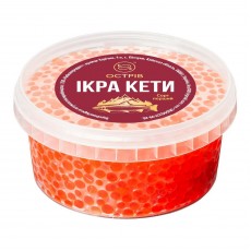 Икра лососевая кеты Остров, 500г, пластик