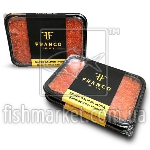 Ікра кижуча 1 сорт Franco Fish (USA) 500 г Ікра кижуча 1 сорт Franco Fish (USA) 500 г
