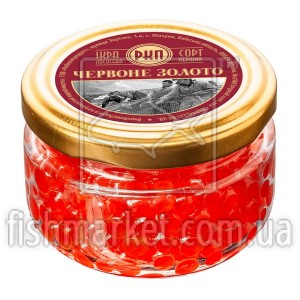 Икра чавычи премиум Красное Золото, 100г