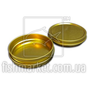 Банка жестяна для чорної ікри 100 грам. (золото), вакуум Банка жестяна для чорної ікри 100 грам. (золото), вакуум