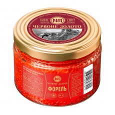 Икра форели премиум Красное Золото, 500г