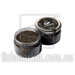 Черная икра стерляди ROYAL CAVIAR - PREMIUM 200 г (забойная)