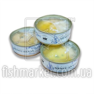 Печень трески ж/б Atlantijas Mencu Aknas "Lucky Catch" (LVA), 230 г