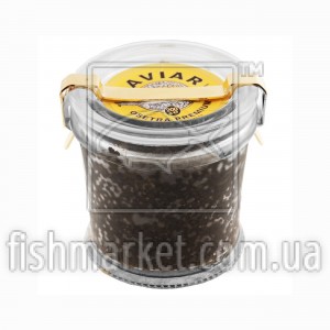 Черная икра осетра CAVIAR MALOSSOL PREMIUM, 200 г, стекло