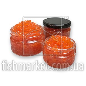 Ікра горбуші ПРЕМІУМ 250 г, скло