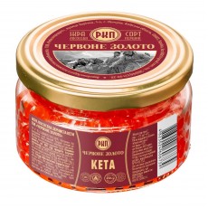 Икра кеты премиум Красное Золото, 250г