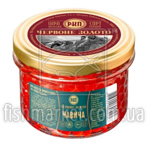 Икра чавычи премиум Красное Золото, 200г