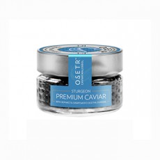 Черная икра сибирского осетра NOBLE CAVIAR, 65 г, стекло