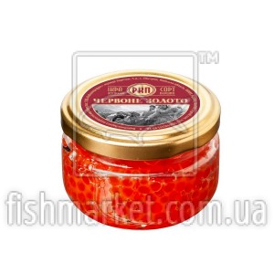 Икра горбуши премиум Красное Золото, 100г