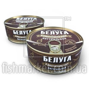 Білуга натуральна з/б Екофуд (240 грам)