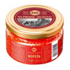 Икра форели премиум Красное Золото, 250г