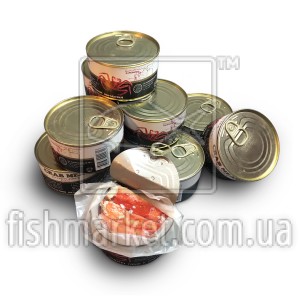 М'ясо краба у власному соку KAMCHATKA з/б (240 г)