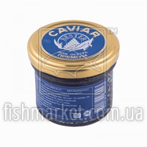 Черная икра осетра Premium BESTER, 100 г, стекло