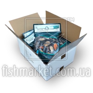 Мидии в полуракушке в/м 40-60 Polar Seafood (CHN)