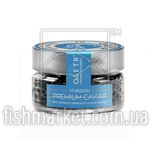 Черная икра сибирского осетра NOBLE CAVIAR, 170 г, стекло