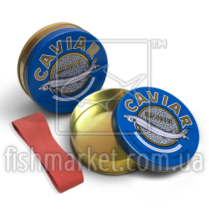 Банка жестяна для чорної ікри 250 грам. (Caviar Malossol)